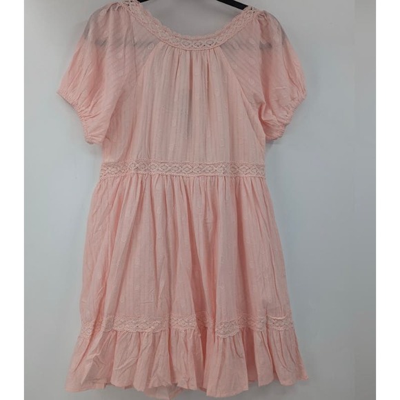 Lulu's Light Pink Boho Babydoll Dress Size S * Perfect for Summer DaysWD23 - Picture 11 of 11